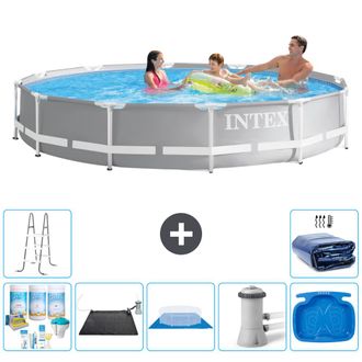 Intex Piscina Prism Frame Redonda - 366x76 Cm - 7-piezas S20534