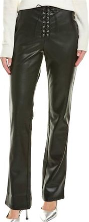 WeWoreWhat Lace Front Pant In Black