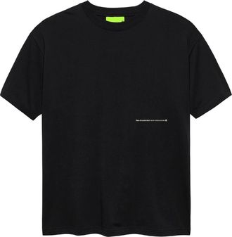 New Amsterdam Surf Association Hibiscus Tee - Heren - T-shirts - Zwart - S - Katoen - Tops