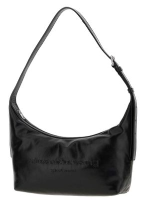 Alexander Wang Womens Punch Shoulder Bag Black Bovine Leather