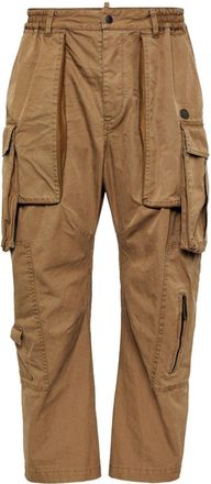 Dsquared2 multi-pocket panelled cargo trousers - men - Fabric - 50 - Brown