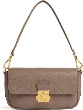 Coccinelle C-Me Lock Medium - Dames - Schoudertassen - Bruin - ONE Size - Leer - Tassen