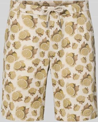 Bugatti Bermudas mit Kordelzug und Eingrifftaschen in Beige, Gr&ouml;&szlig;e 48