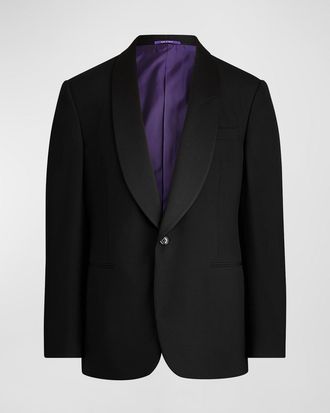 Ralph Lauren Purple Label Gregory Hand-Tailored Wool Shawl Tuxedo