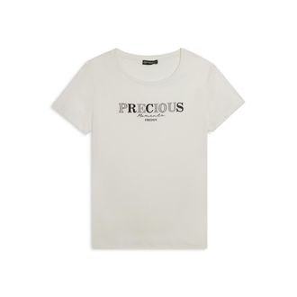 Freddy T-shirt con scritta Precious Moments in strass