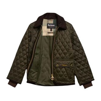 Barbour Jassen, Dames, Groen, XL, Katoen, Fitted Beadnell Quilt