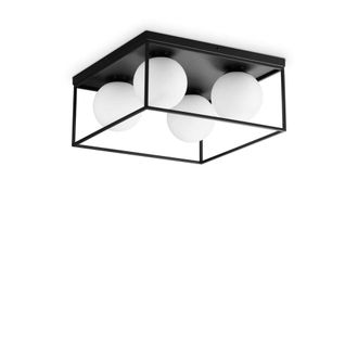 Netlighting Lingotto 4 Light Globe Ceiling Light Black