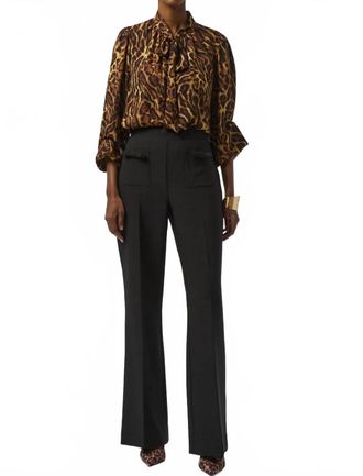 Joseph Ribkoff Evase Pkt Detail Pant In Black