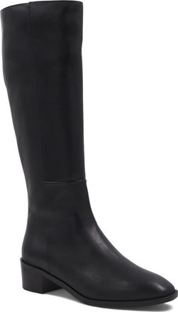 Aquatalia Ravel Waterproof Knee High Boot in Black Leather at Nordstrom Rack, Size 6