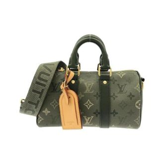 Louis Vuitton Tweedehands Canvas Louis Vuitton tassen - Dames - Pre-owned - Groen - Maat: ONE Size
