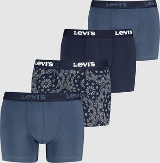 Levi's Bandana Boxer Brief 4 pack - Mens - L - Blue