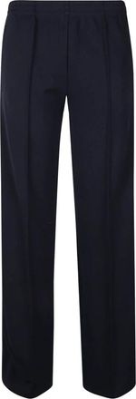Miu Miu Wijde broek - Dames - Wijde Broeken - Blauw - XS - Broeken