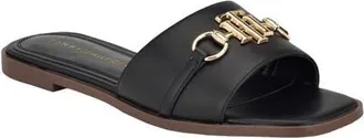 Tommy Hilfiger Pipper Slide Sandal in Black at Nordstrom, Size 7