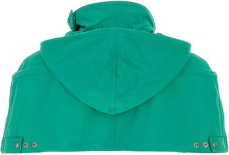 Prada Mens Green Nylon Cape Turchese Sciarpe E Foulard Scarfs
