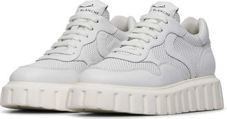 Voile Blanche Grenelle Platform Sneaker in White at Nordstrom, Size 10Us