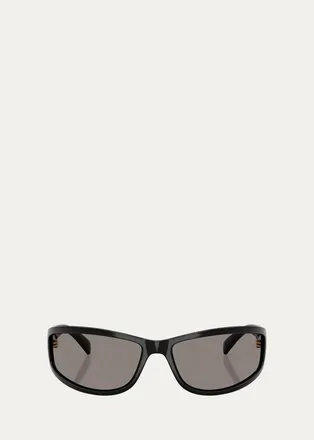 Miu Miu 69MM Wraparound Sunglasses