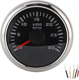 OEM Tac&oacute;metro Para Coche, Pantalla Lcd De 2 Pulgadas, 3000 Rpm Para Coches, Motocicletas, Maquinaria De Ingenier&iacute;a Y Motores Fueraborda