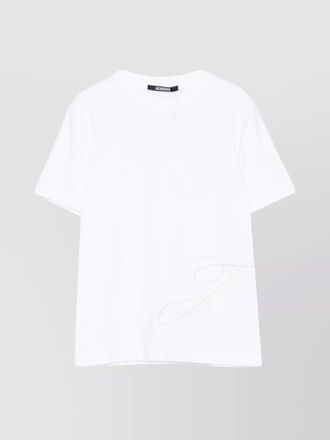 Jacquemus embroidered cotton t-shirt