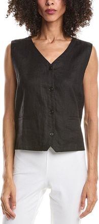 Eileen Fisher V-Neck Linen Vest