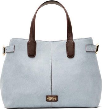 Frances Valentine Amalie Suede Tote in Light Blue at Nordstrom