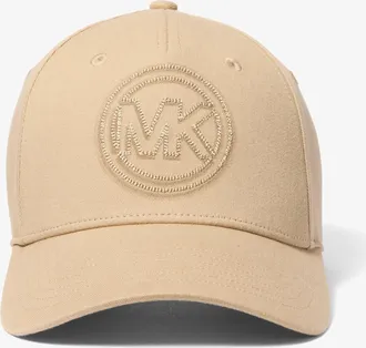 Michael Kors Logo Charm Cotton Baseball Hat