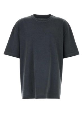 Maison Margiela Charcoal Cotton Oversize T Shirt
