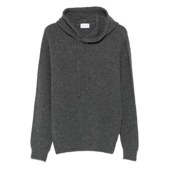 Scaglione Hooded Ribbed Sweater