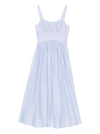 Aje Mist ruched midi dress - Blue