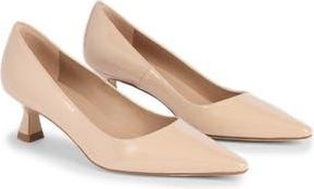 L.k. Bennett Avalina Flare Kitten Heel Pump in Beige at Nordstrom Rack, Size 12