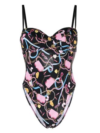 Chiara Ferragni Body met print - Zwart