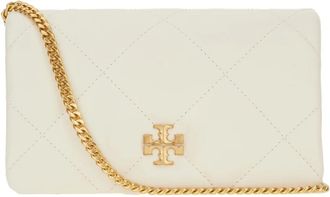 Tory Burch Tory Burch, Cross Body Bags, female, White, Size: ONE SIZE Kira Diamond Quilt Crossbody
