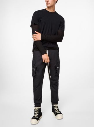Rick Owens Mens Mastodon slim cargo joggers