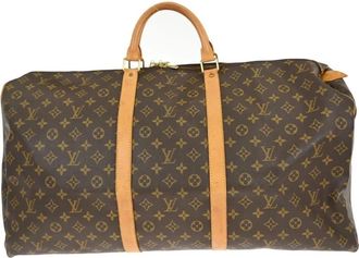 Louis Vuitton Pre-owned Weekend Bags, female, Brown, Size: ONE SIZE Pre-owned Keepall Travel Bag