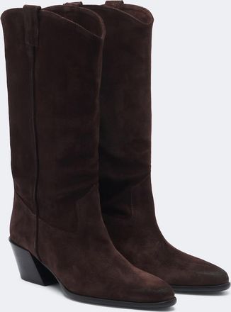 Staud Botas Monty de ante