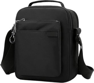 Generic Compatible For Mens Bags Shoulder Pocket Casual Crossbody Bag(Black)