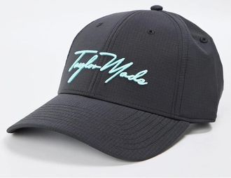 TaylorMade Taylormade Womens Logo Lettering Pre Curved Brim Baseball Cap - Black - Size: LADIES