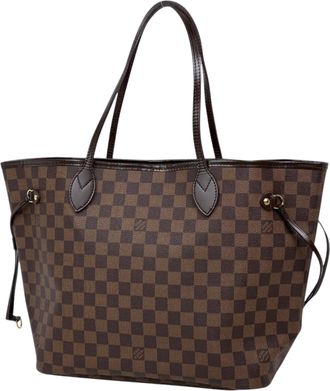 Louis Vuitton Brown Damier Canvas Shoulder Bag Tote Bag (Pre-Owned)