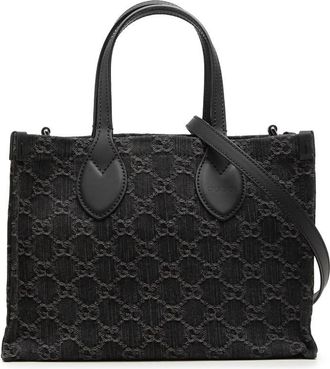 Gucci Pre-owned Gucci Medium GG Denim Ophidia Tote Ladies S9DFQN9GQXX6Y0EV