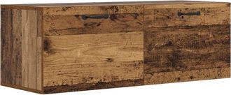 vidaXL Armario De Pared Madera Envejecida 100 X 36,5 X 35 Cm Vidaxl
