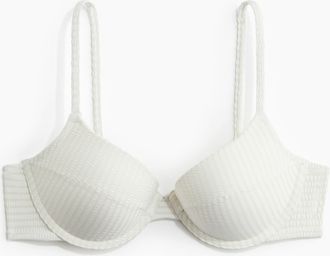H&M Push-up-Bikinitop - White