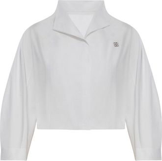 Givenchy Cotton Poplin Crop Shirt