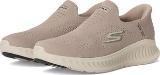 Skechers Hands Free Slip-ins Go Walk Now - Sauntered Sneaker Mens Shoes Taupe : 10 D - Medium, Rubber