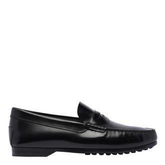 Tod's Tods, Loafers, male, Black, Size: 10 1/2 US Black Flat Shoes
