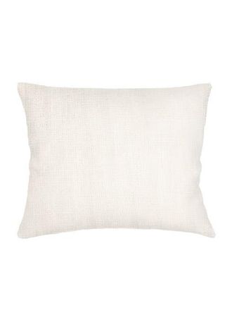 Anaya with Love So Soft Linen Luxe Blue Dutch Euro Pillow with Down Alternative Insert in Natural White at Nordstrom, Size 28X36