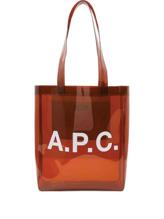 A.P.C. Shopper met logo - Bruin