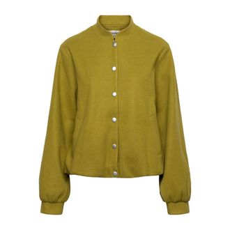 &Co Woman Carice Jacket - Dames - Jassen - Groen - Maat: M Wol