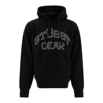 Stüssy Heren, Sweatshirts & Hoodies, Zwart, Maat: S Katoen