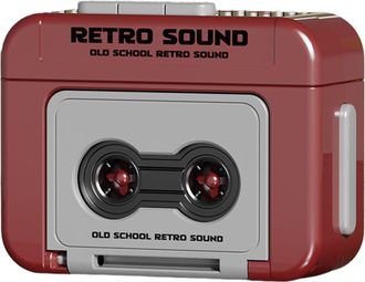Generic Mini Tape Recorder Keychain, Retro Tape Music Box Recorder Keychain, Portable Miniature Cassettes Player Key Ring Pendant, Microcassette Player for Ba