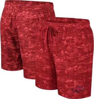 Colosseum Mens Colosseum Cardinal Arkansas Razorbacks Ozark Swim Shorts at Nordstrom, Size Medium