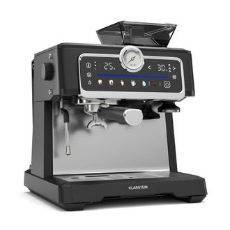 Klarstein Klarstein Grandpresso Touch Cafetera Espresso 20 Bar Molinillo Integrado Indicador De Presi&oacute;n Espumador De Leche